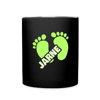 Naissance de Jarne - Mug uni - noir - Devant