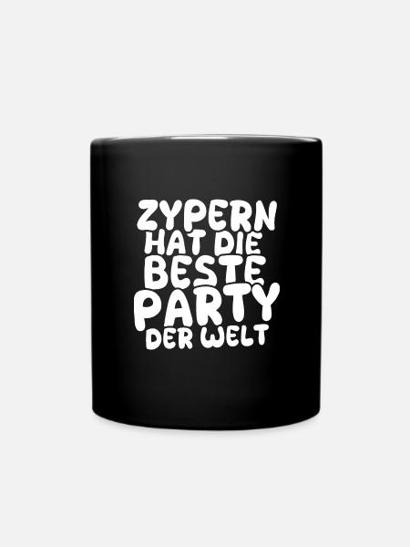 Zypern als Urlaubsland - Tasse einfarbig - Schwarz