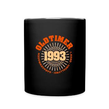 Geschenkidee 1993 - Tasse einfarbig - Schwarz - Vorne