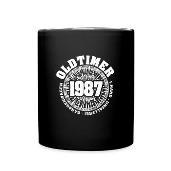 1987 - Tasse einfarbig - Schwarz - Vorne