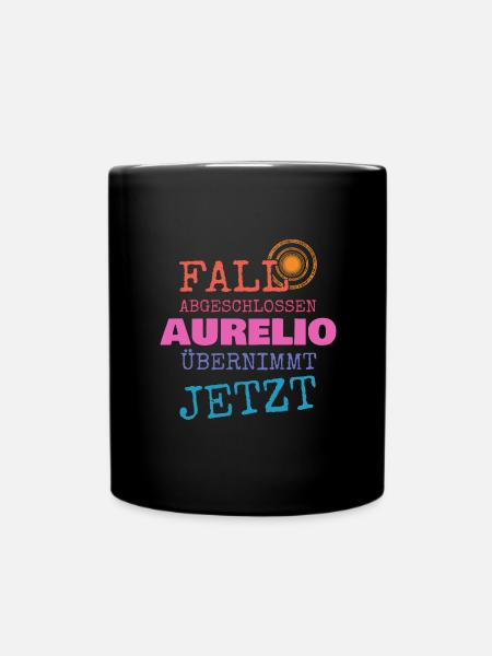 Aurelio - Tasse einfarbig - Schwarz