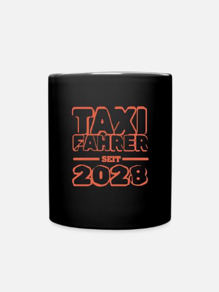 Taxi 2028 - Mug uni - noir