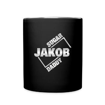 Sugardaddy Jakob - Tasse einfarbig - Schwarz - Vorne