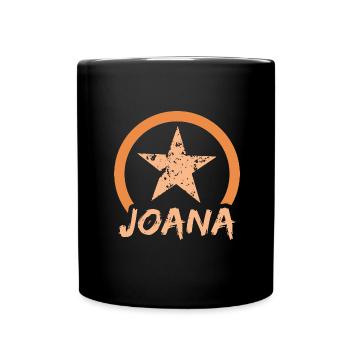 First name Joana - Full Colour Mug - black - Front