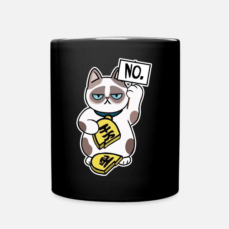 Conception de chat malchanceux - Mug uni - noir