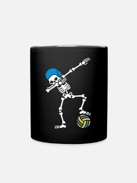 DAB DABBING Squelette Water-Polo Halloween - Mug uni - noir