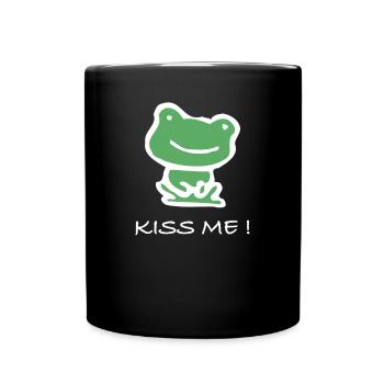 frog - Full Colour Mug - black - Front