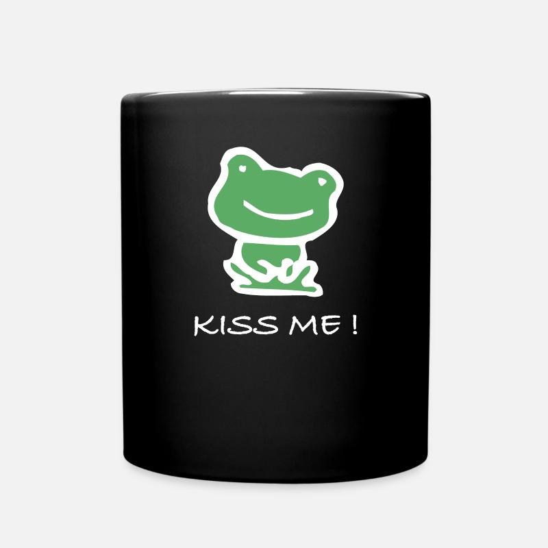 Frosch - Tasse einfarbig - Schwarz