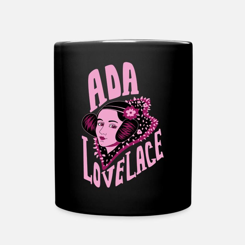 Ada Lovelace Pink - Inspirierende Mathematikerin - Tasse einfarbig - Schwarz