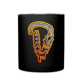 Carabiner Skull - Chemise d'escalade - Mug uni - noir - Devant