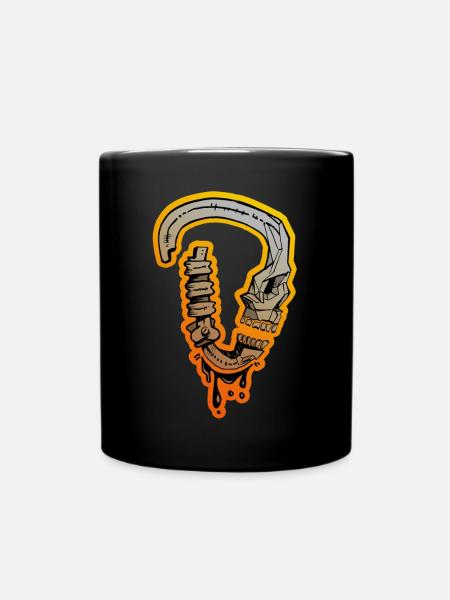 Karabiner Skull - Climbing Shirt - Tasse einfarbig - Schwarz