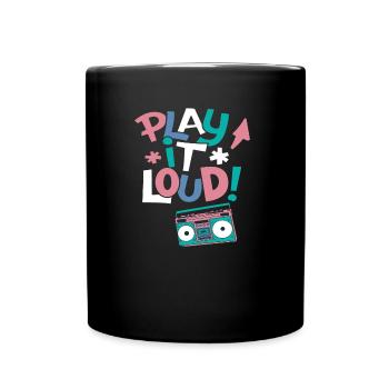 Bass Play it Loud - Tasse einfarbig - Schwarz - Vorne