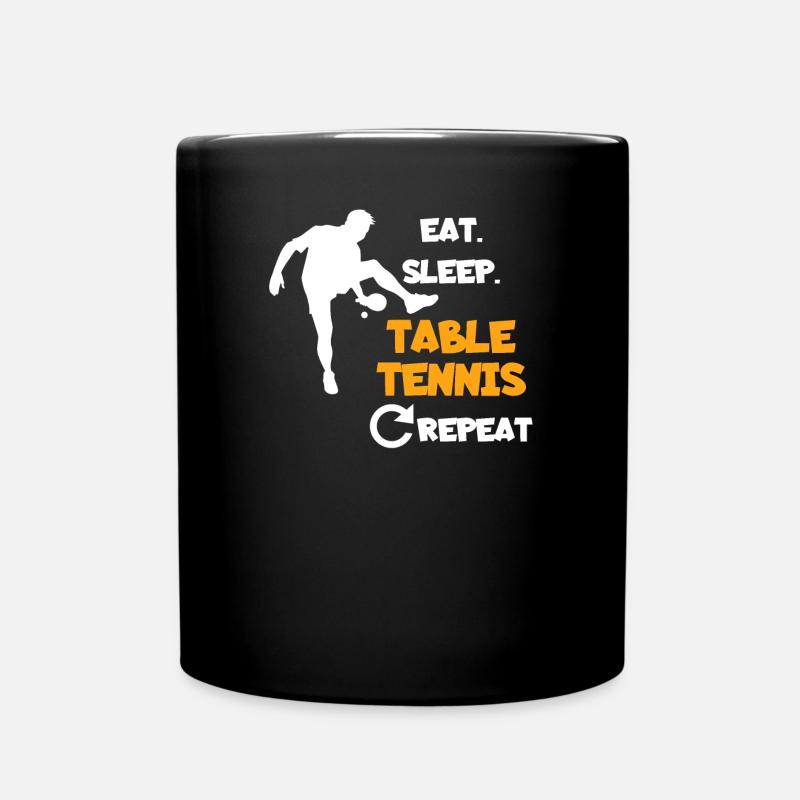 Table tennis - Full Colour Mug - black