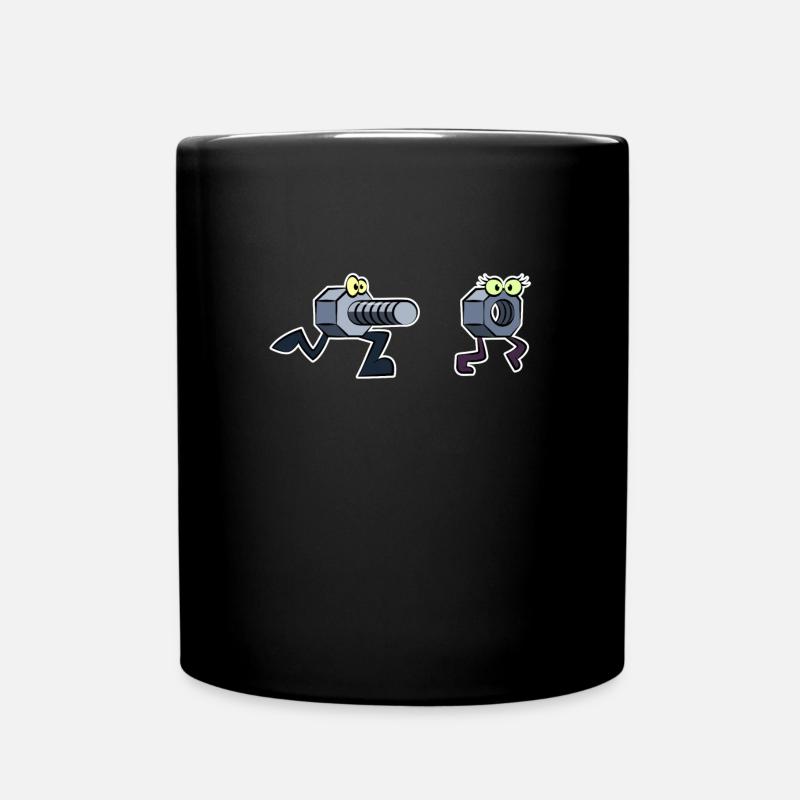 Schrauber - Tasse einfarbig - Schwarz