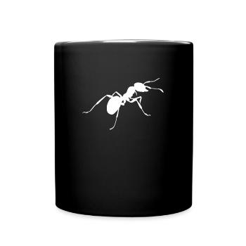 Ameise - Tasse einfarbig - Schwarz - Vorne