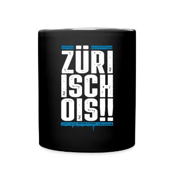 Züri isch ois - Zurich - Züri Gouvernant - Mug uni - noir - Devant