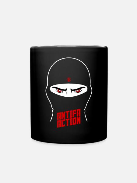 Action Antifa - Ninja (II) - Mug uni - noir
