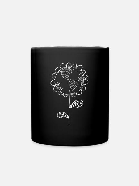 planet - Full Colour Mug - black