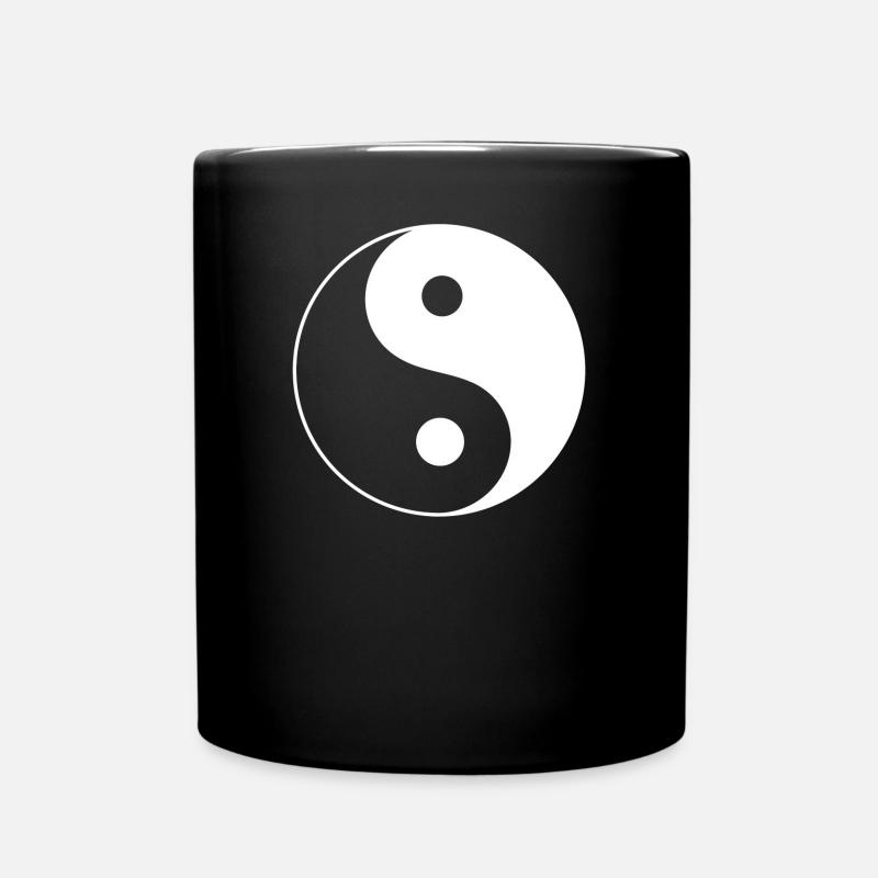 Yin Yang - Mug uni - noir