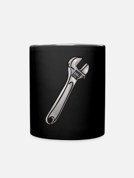 Universal wrench - English - Full Colour Mug - black