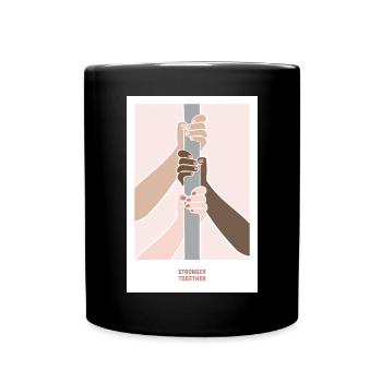 Plus fort ensemble - Mug uni - noir - Devant