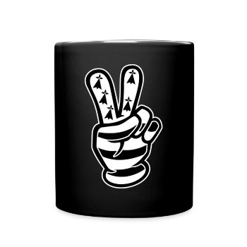 Victoire Breizh - Mug uni - noir - Devant