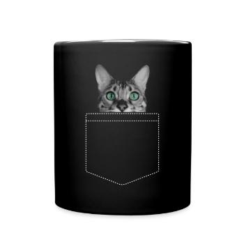 Chat Chats - Mug uni - noir - Devant