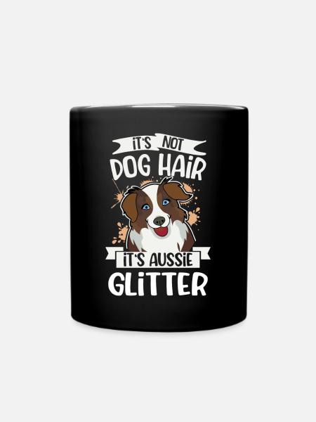 Australian Shepherd - Tasse einfarbig - Schwarz