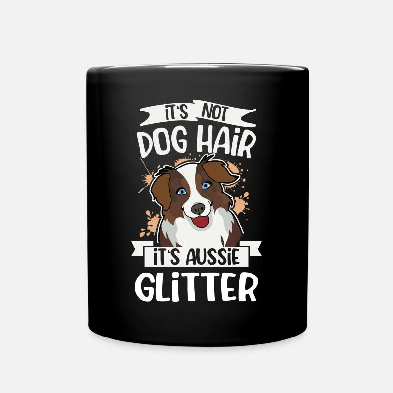 Australian Shepherd - Tasse einfarbig - Schwarz