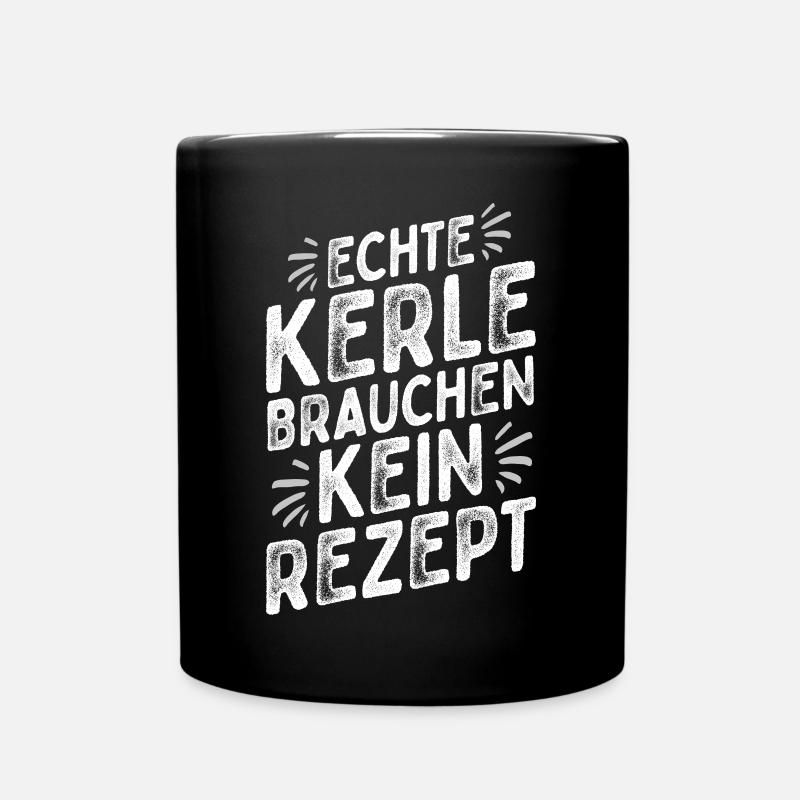 Küchenchef - Chefkoch - Lustiger Spruch - Männer - Tasse einfarbig - Schwarz