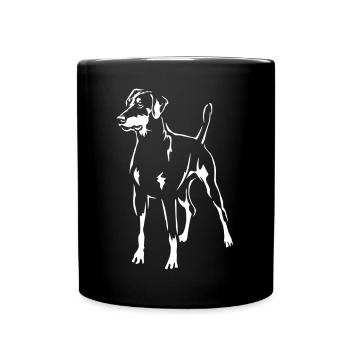 Doberman "Black Edition" - Full Colour Mug - black - Front