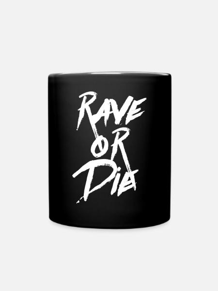 RAVE OU LA FÊTE /Club/Festival - Mug uni - noir