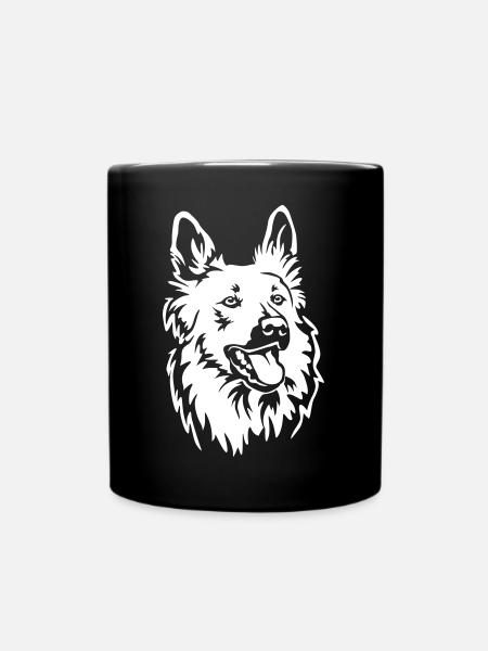 Harzer Fuchs Kopf "Black Edition" - Tasse einfarbig - Schwarz