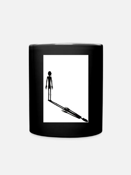 The Shadow Man - Full Colour Mug - black