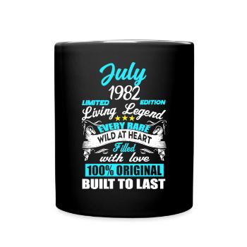 Juli 1982 - 40. Geburtstag Geschenk. Awesome. - Tasse einfarbig - Schwarz - Vorne