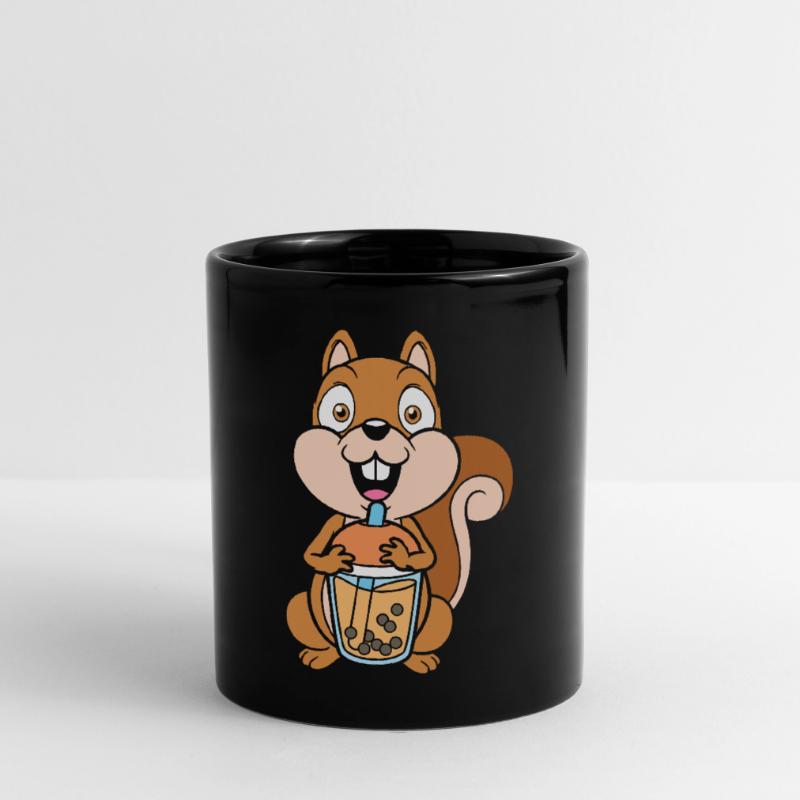 Bubble Tea Squirrel Full Colour Mug