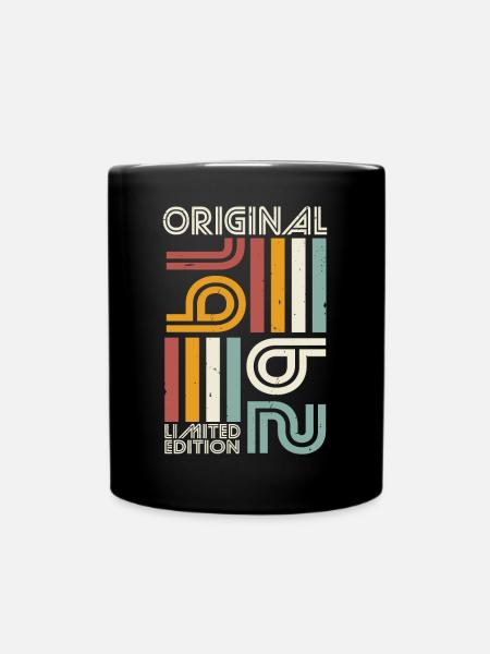 Vintage 1962 Vintage Birthday Retro Gift - Full Colour Mug - black