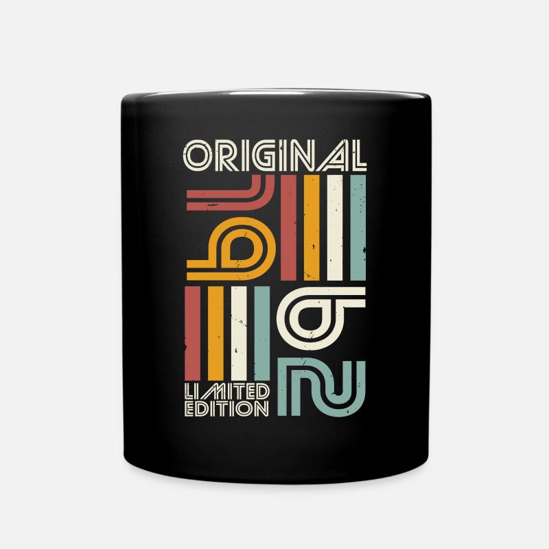 Jahrgang 1962 Vintage Geburtstag Retro Geschenk - Tasse einfarbig - Schwarz