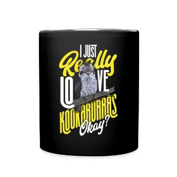 Birder Birdwatcher Ornithology Just Really Love - Full Colour Mug - black - Front