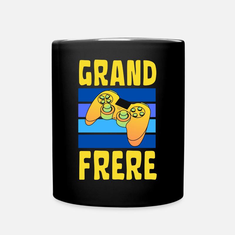 Futur Grand Frère Gamer - Mug uni - noir