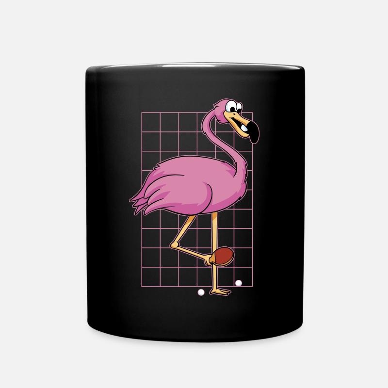 Tischtennis Outfit Damen Katze - Tasse einfarbig - Schwarz