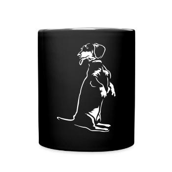 Dachshund "Black Edition" - Full Colour Mug - black - Front