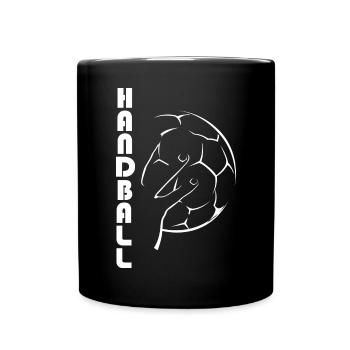Handball Ball Sport Symbol Training Team Ball Icon - Mug uni - noir - Devant