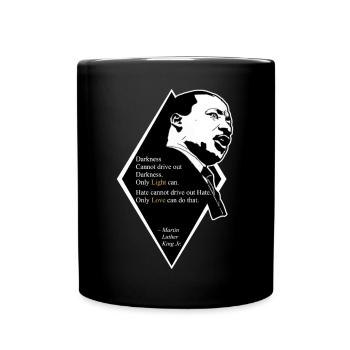 Martin Luther King Jr. Quota - Full Colour Mug - black - Front