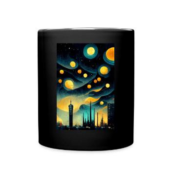 L’avenir riche en étoiles - Mug uni - noir - Devant