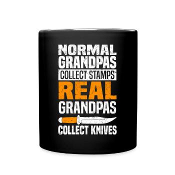Collect knives - Full Colour Mug - black - Front