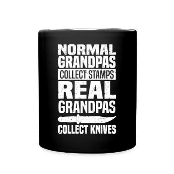 Knife Lover Gifts | Knife Knife Collector - Full Colour Mug - black - Front