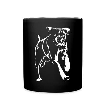 Boxer "Black Edition" - Tasse einfarbig - Schwarz - Vorne