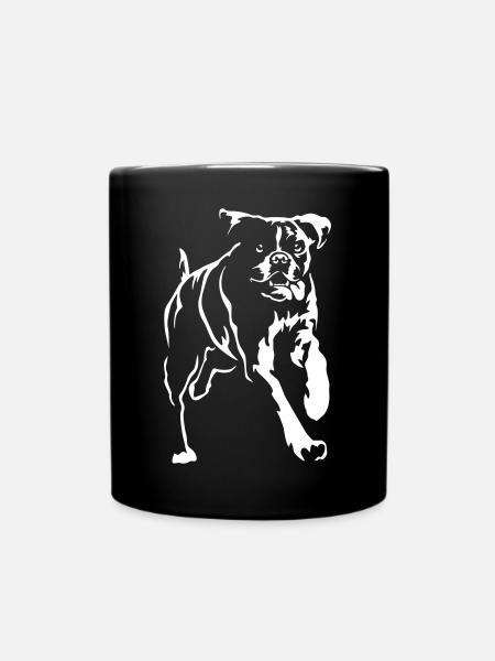 Boxer "Black Edition" - Tasse einfarbig - Schwarz