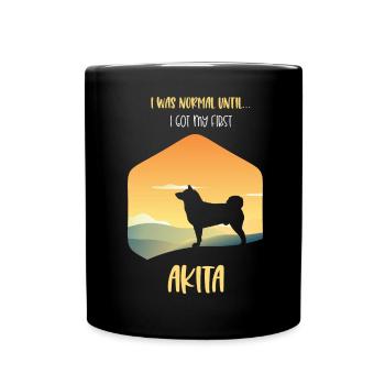 Akita - Mug uni - noir - Devant
